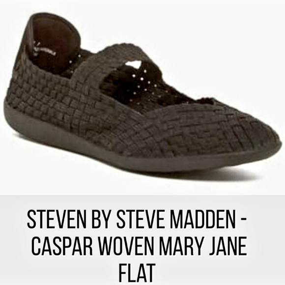 Steve Madden Woven Mary Jane Flats 
